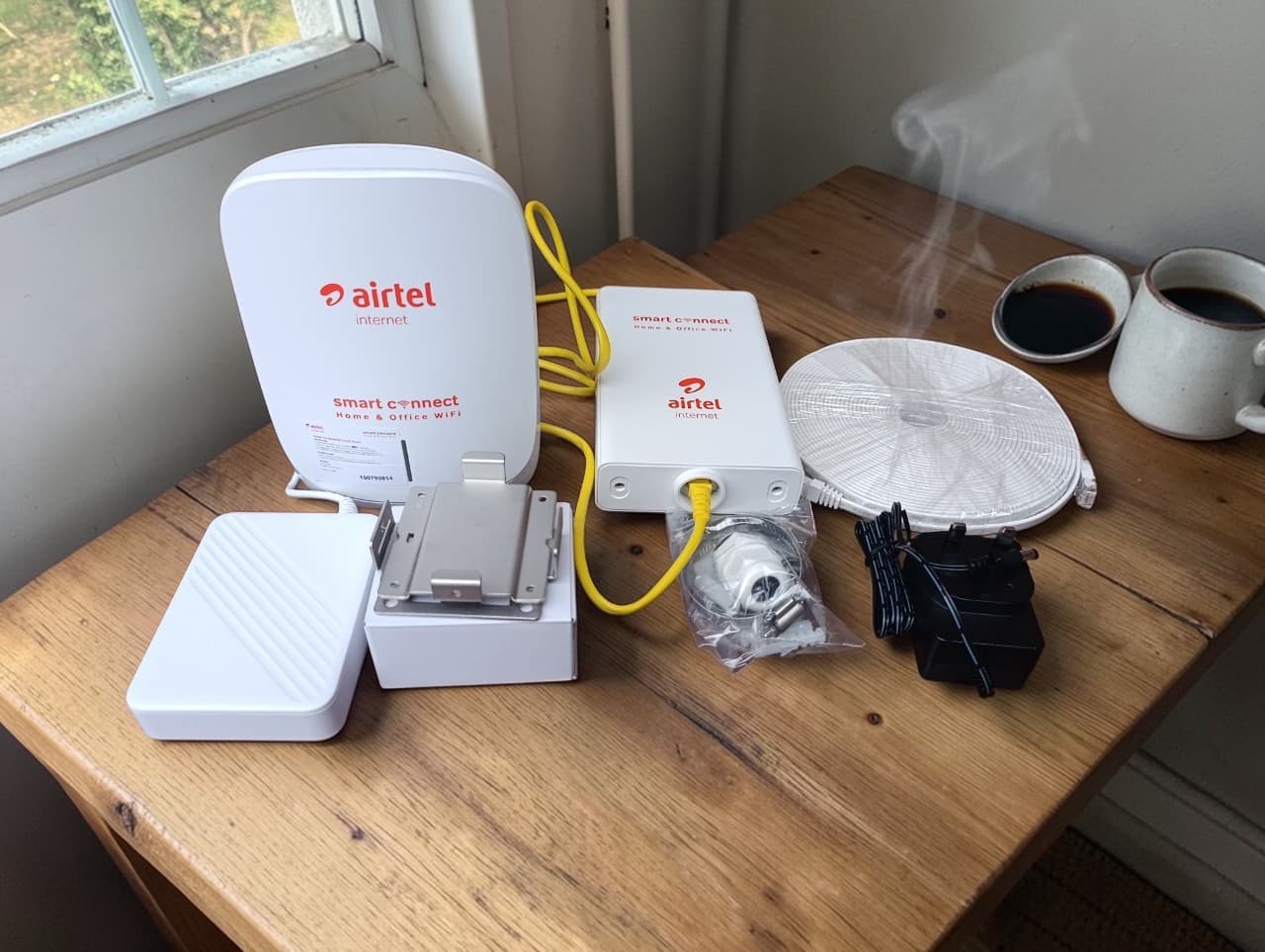 Airtel 5G router close-up